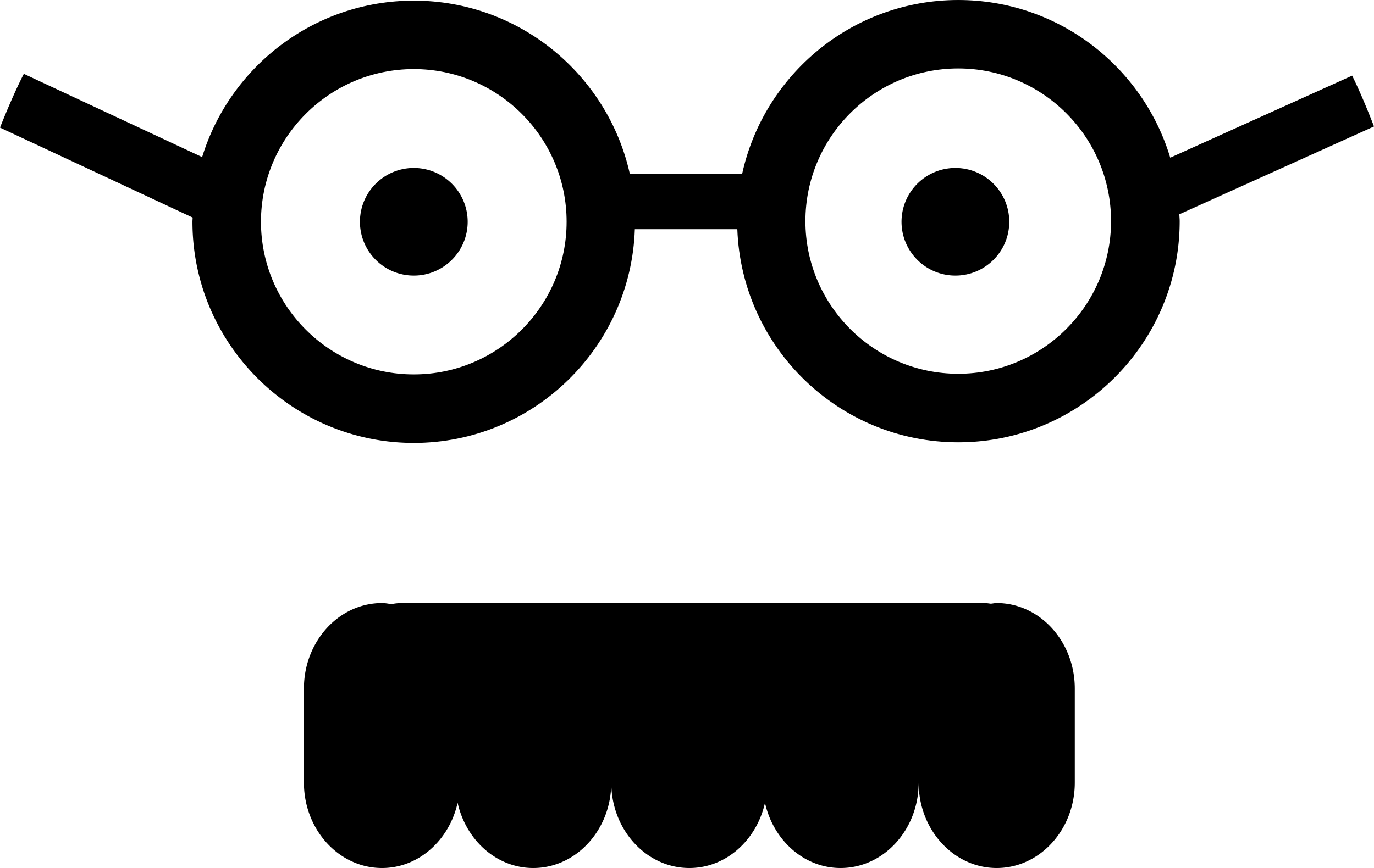 Male Square Face With Glasses And Mustache Line Art Svg Vector Free Vectors